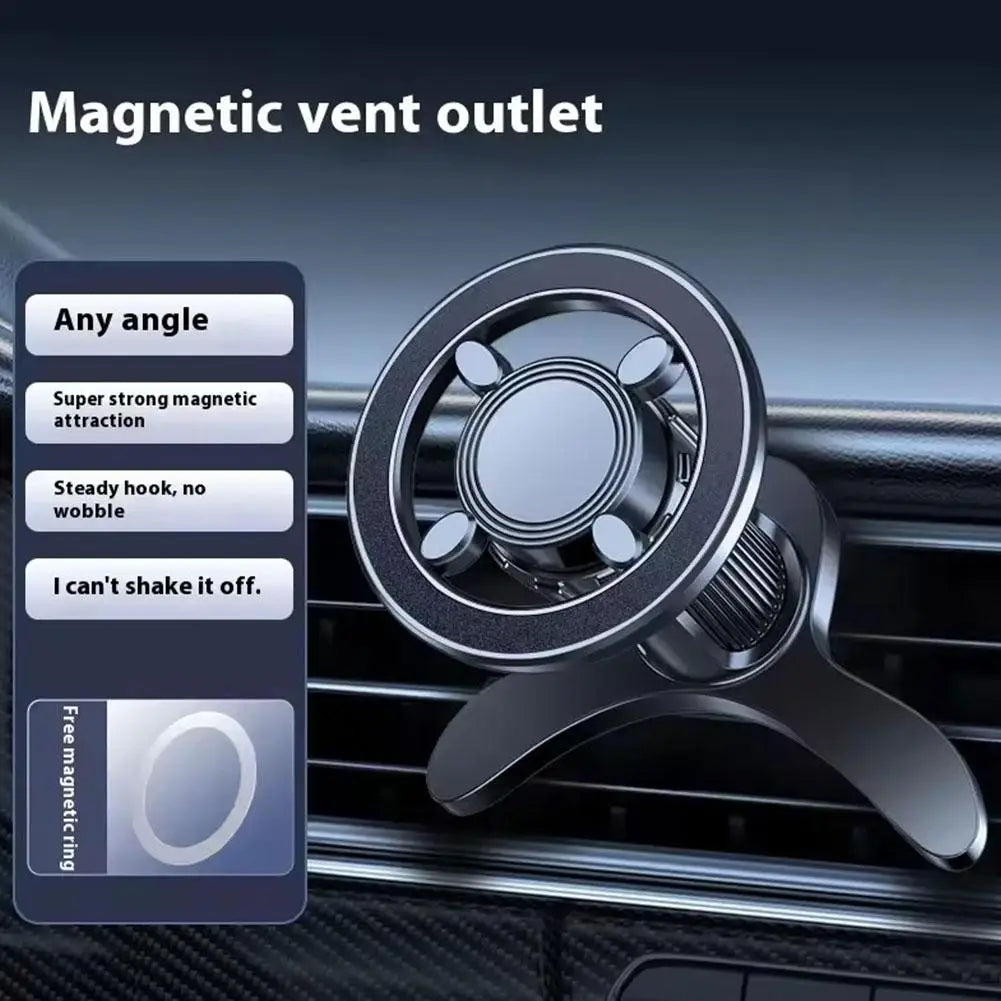 Support Téléphone Magnétique Voiture — Compatible MagSafe
