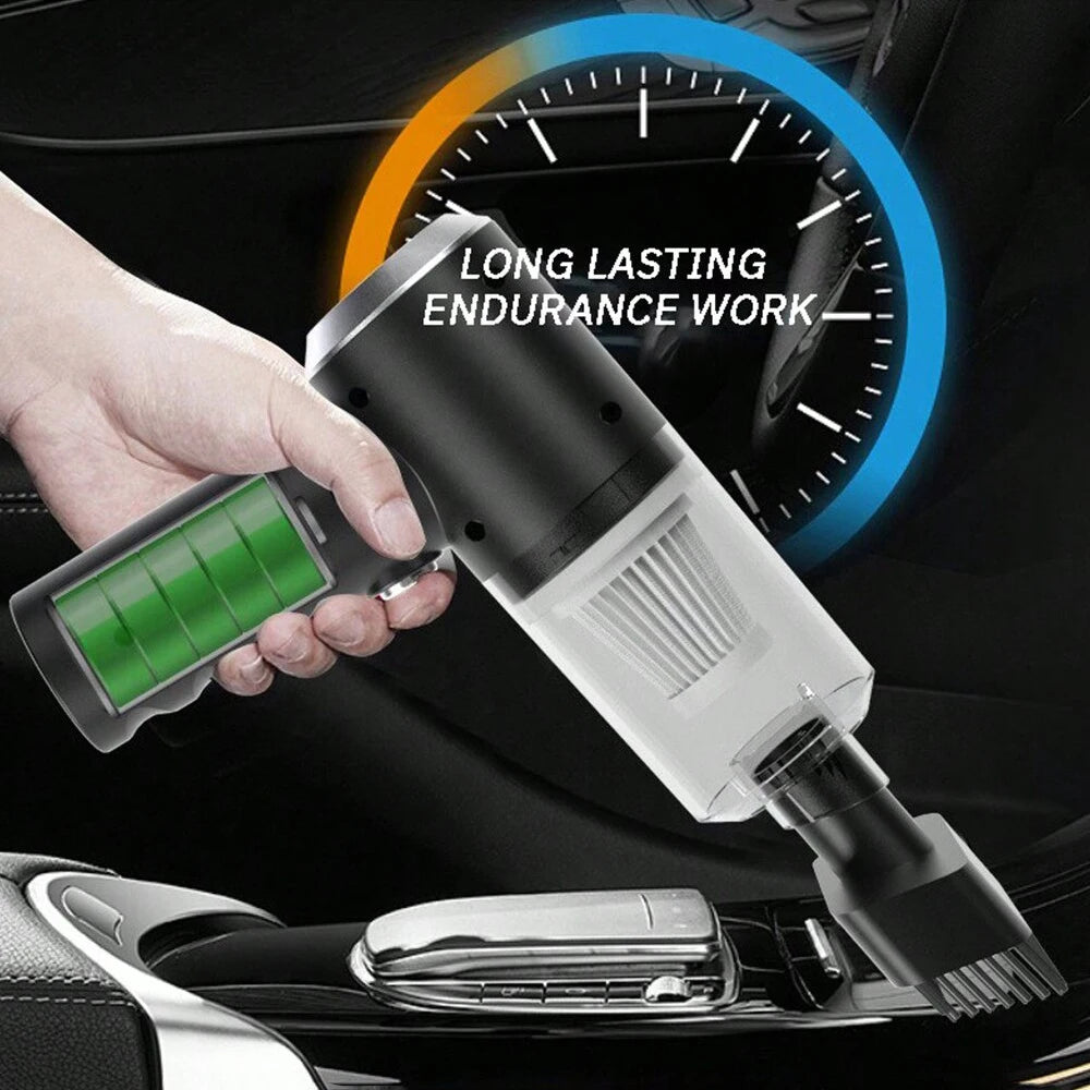 Aspirateur 3-en-1 Portable USB — Aspiration, Soufflage & Nettoyage Auto