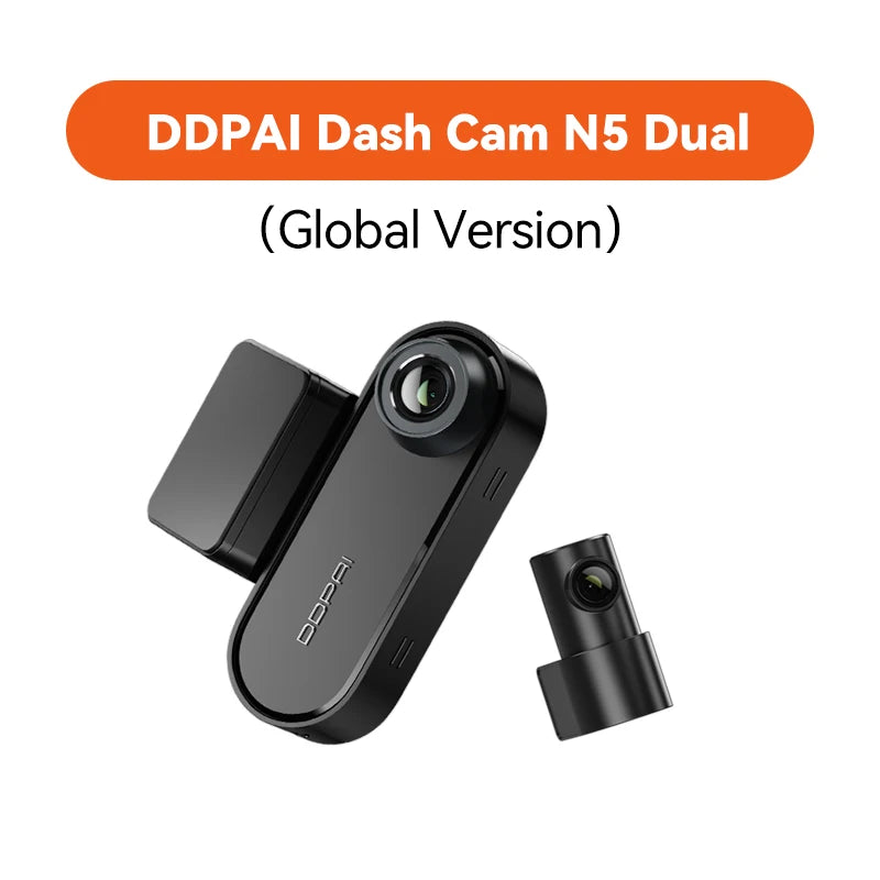 Dashcam Double 4K DDPAI N5 — Avant + Arrière, NightVIS, ADAS, GPS