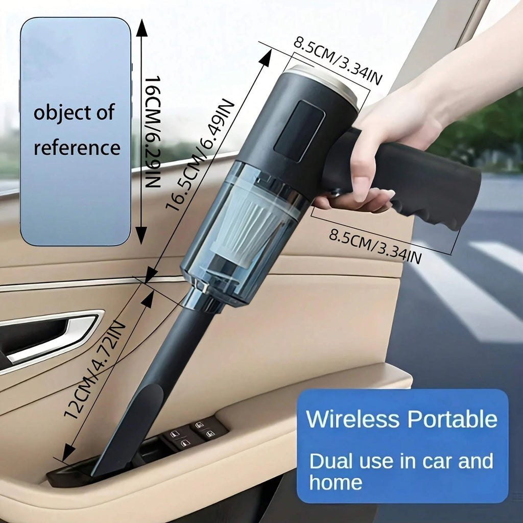 Aspirateur 3-en-1 Portable USB — Aspiration, Soufflage & Nettoyage Auto
