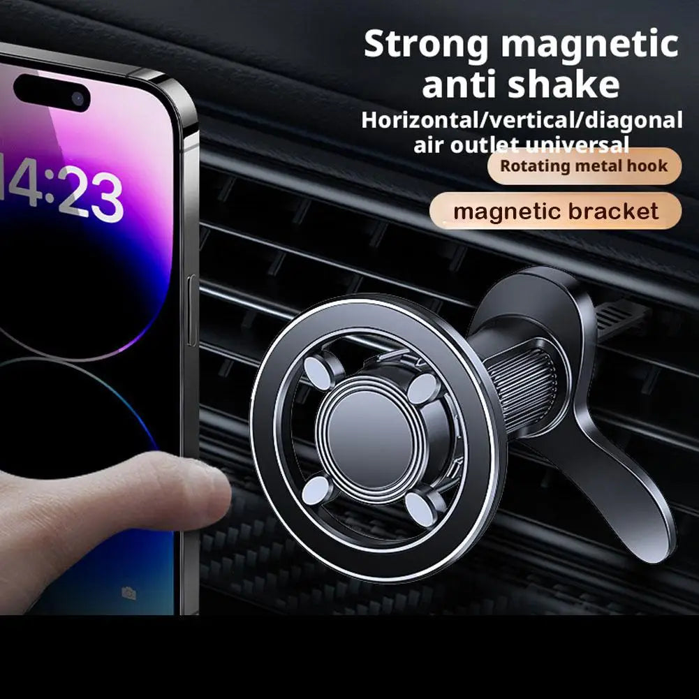 Support Téléphone Magnétique Voiture — Compatible MagSafe