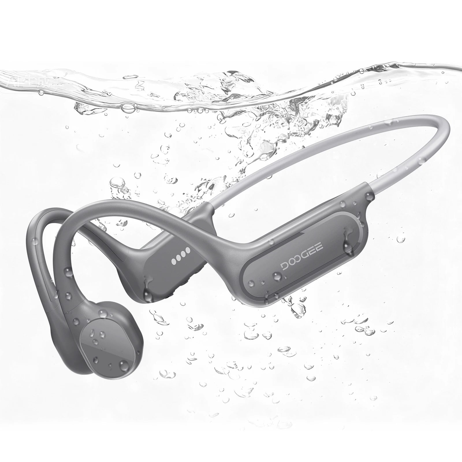 Casque à Conduction Osseuse DOOGEE BoneBeat — Bluetooth 5.4, IP68, 32 Go, Idéal Conduite & Sport