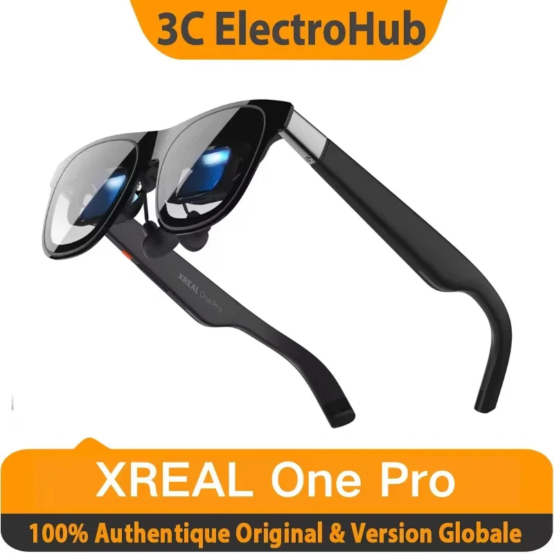 Lunettes AR Xreal One Pro — Écran FHD 120Hz, 3DoF Natif, Son Intégré, Compatible iPhone & ROG