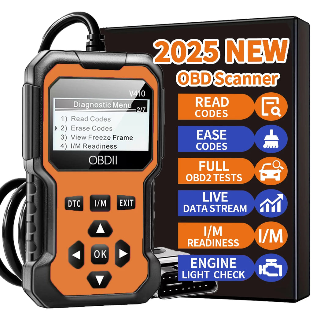 Scanner OBD2 Professionnel — Lecteur de Codes Défauts Moteur Universel