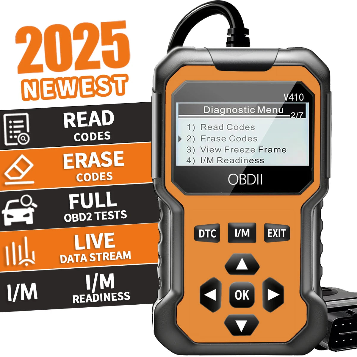 Scanner OBD2 Professionnel — Lecteur de Codes Défauts Moteur Universel