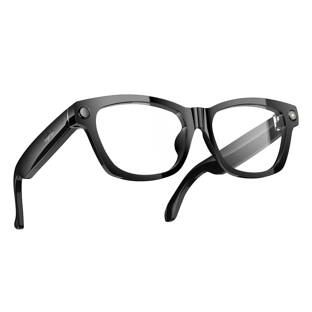 Lunettes Connectées IA Blackview BV100 — Caméra 2K, Assistant Vocal, Traduction Temps Réel, Bluetooth 5.4