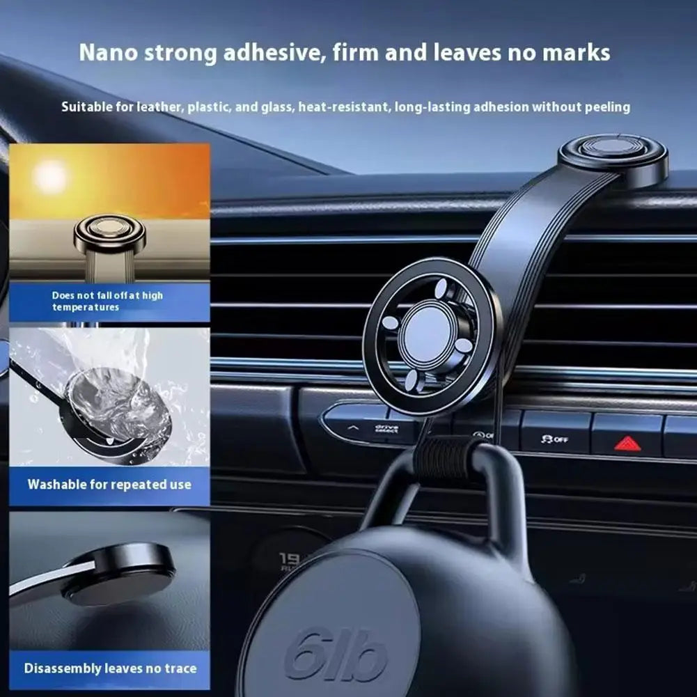 Support Téléphone Magnétique Voiture — Compatible MagSafe