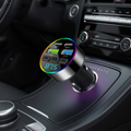Chargeur Bluetooth FM — Halo RGB allume-cigare
